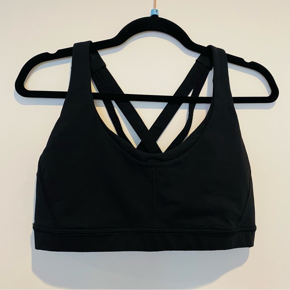 Lululemon Stash N’ Run Bra in Black, Size 12 - Picture 2 of 7